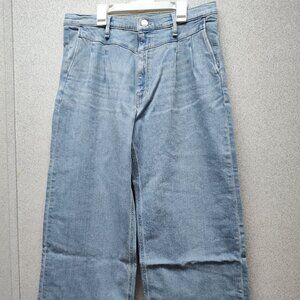 Hudson Women's Jodie High Rise Loose Fit Wide Leg Jeans Size   30x30 1/2